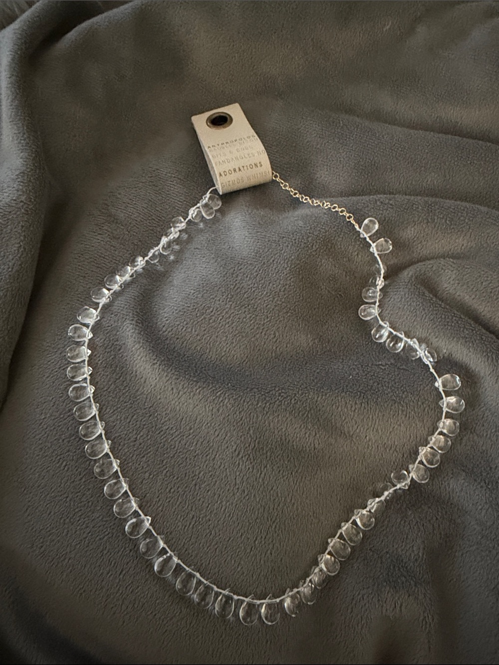 ANTHROPOLOGIE Teardrop Bead Necklace - Women Jewelry